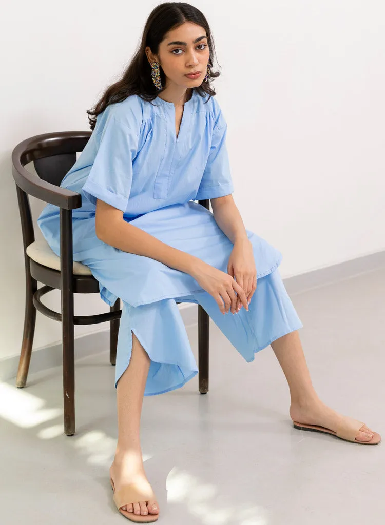 Sky Serenity Tunic Set