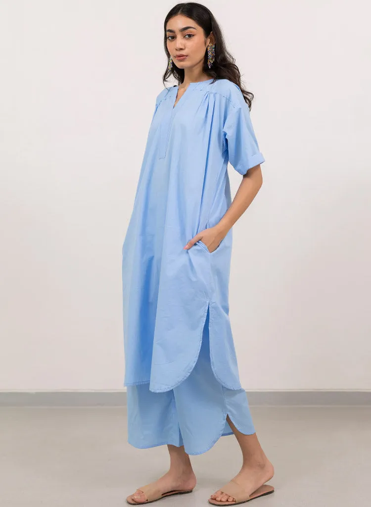 Sky Serenity Tunic Set