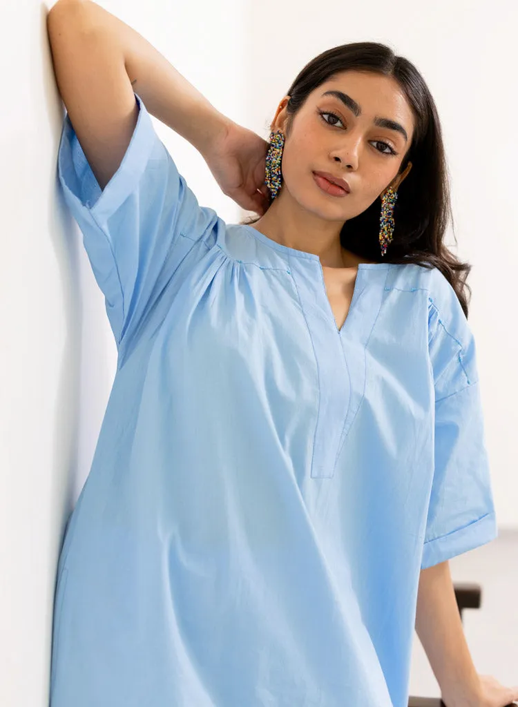 Sky Serenity Tunic Set