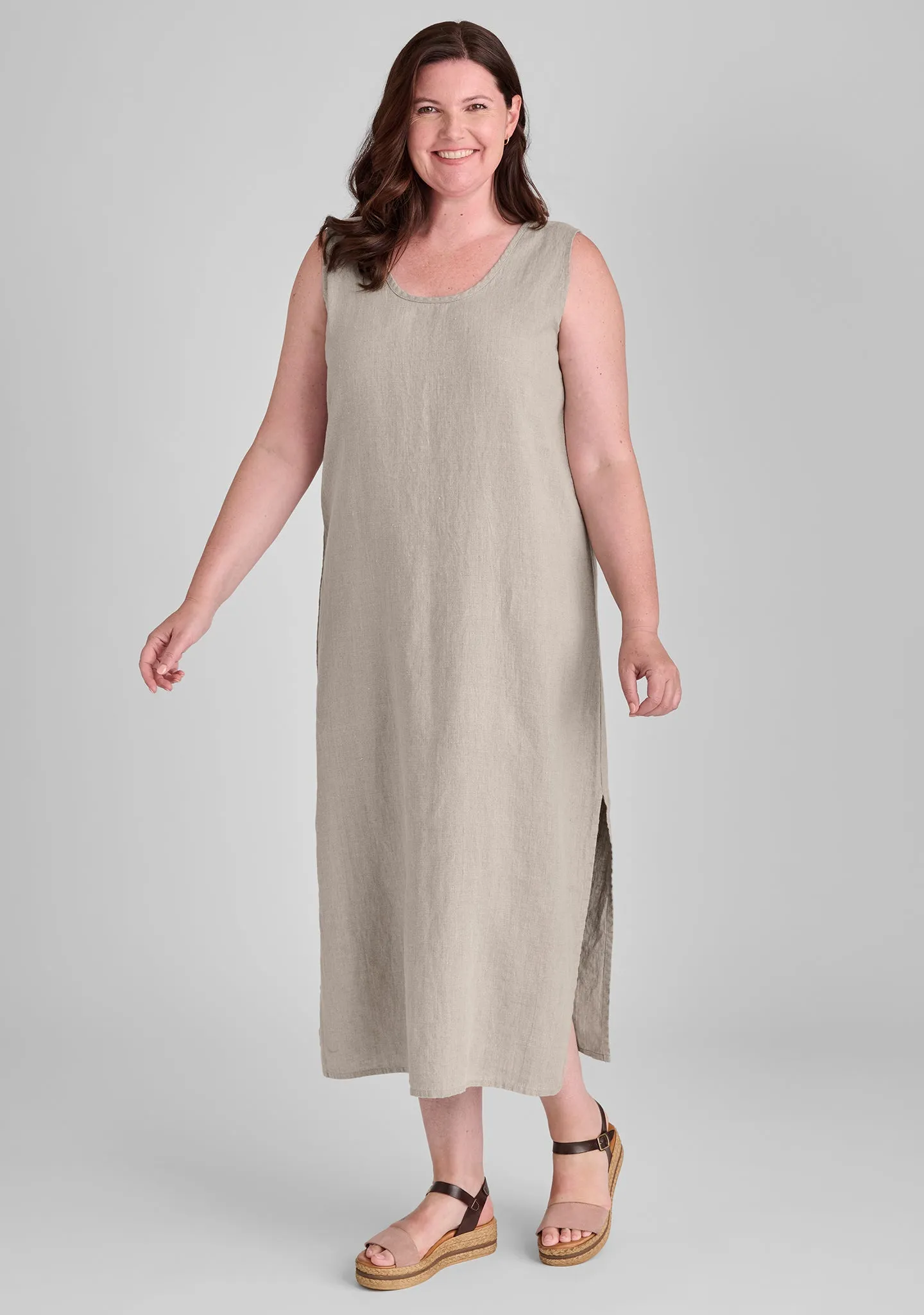 Slipster - Linen Maxi Dress