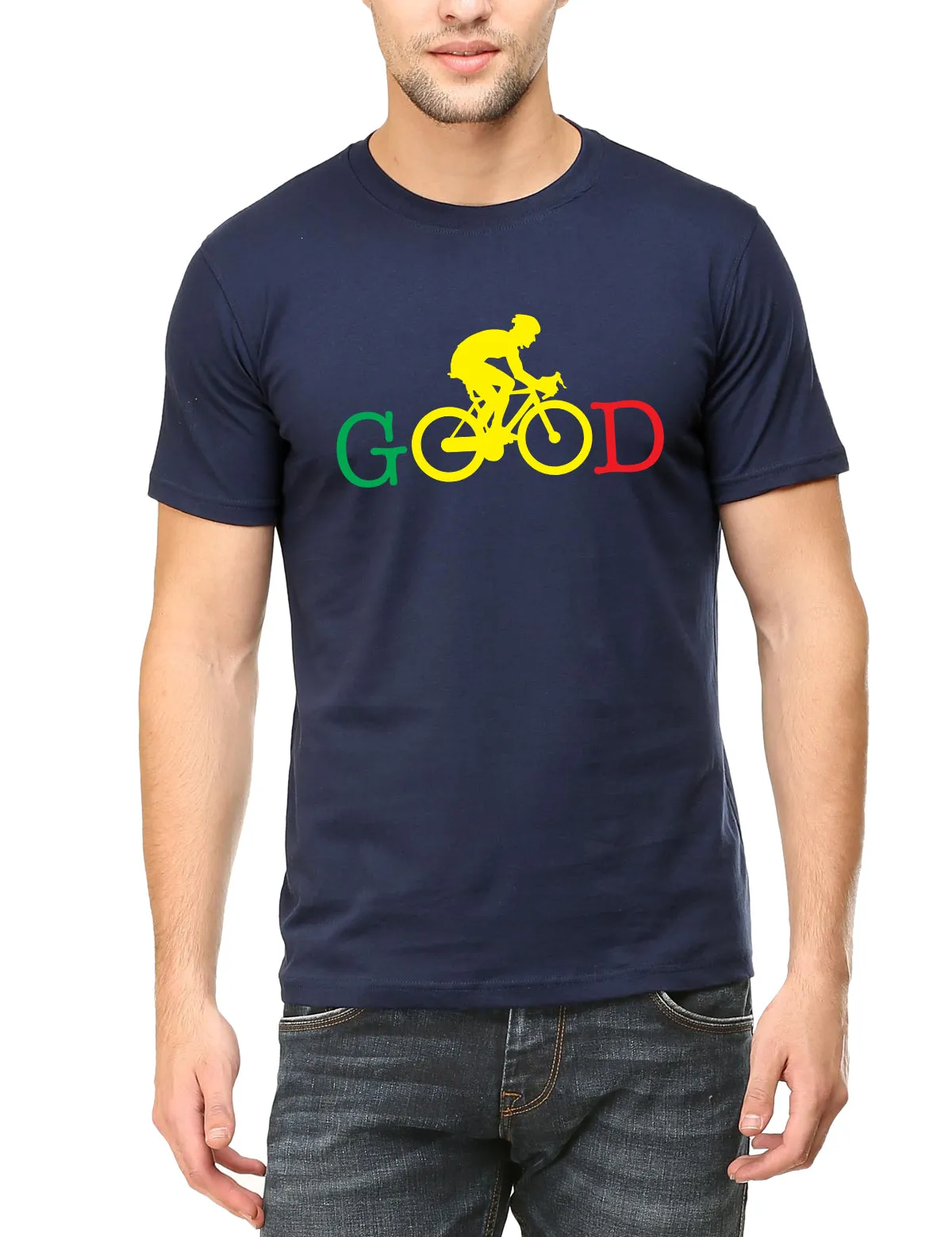 Swag Swami Men's  Cycling Good Motivation T-Shirt