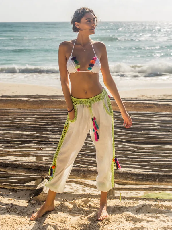 Tulum Pom Pom Pants