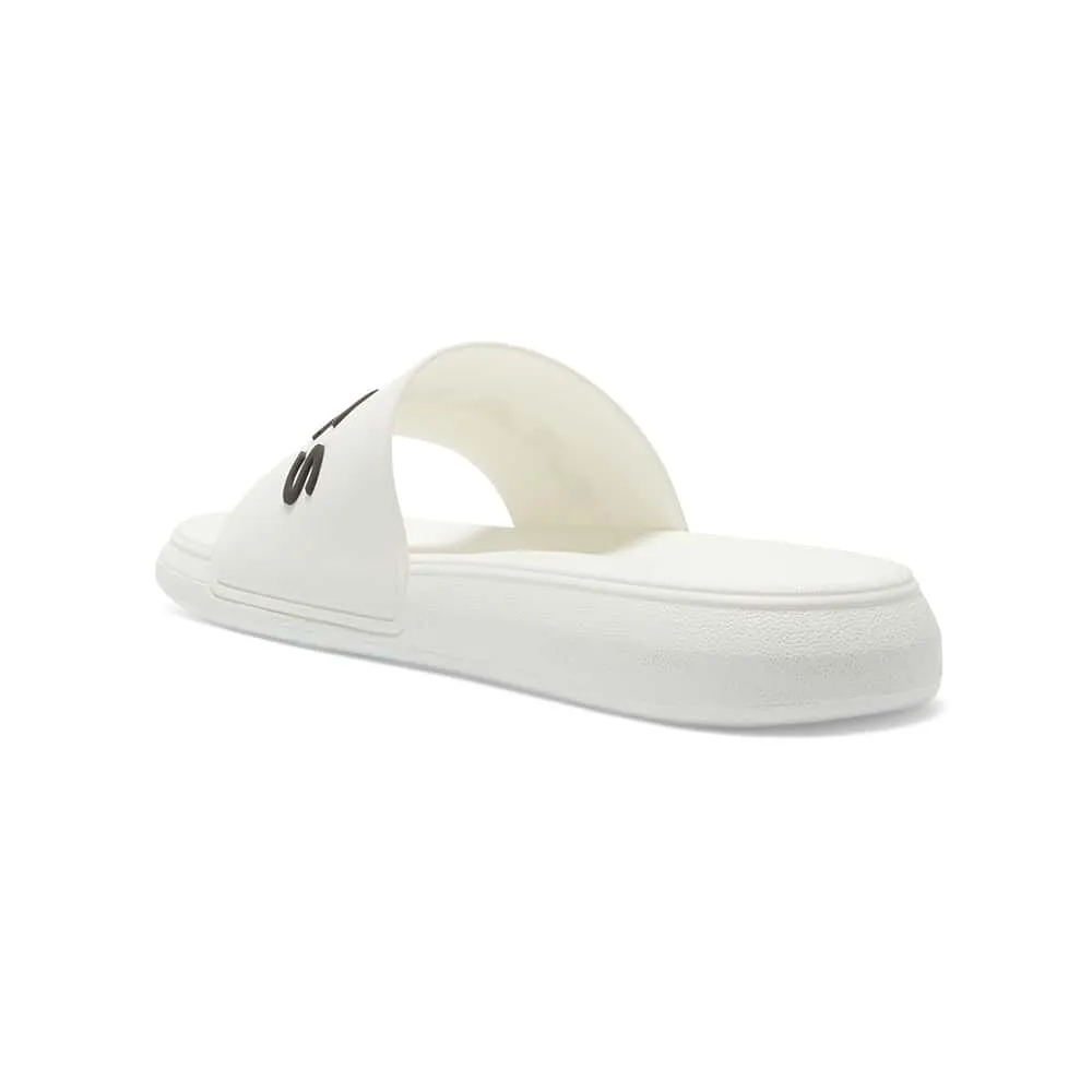 Venice Slide in White And Black