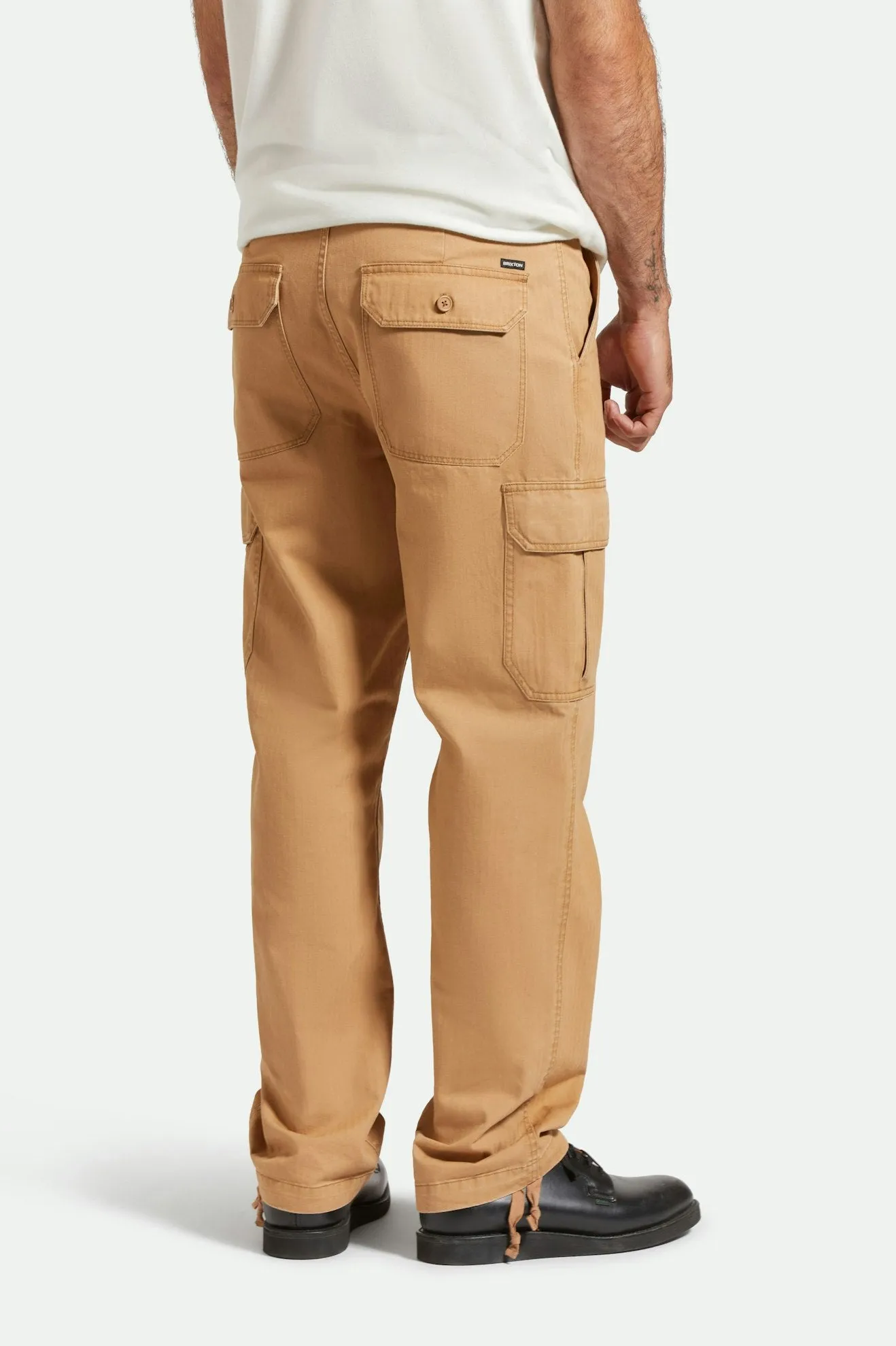 Waypoint Herringbone Relaxed Cargo Pant - Tobacco Brown