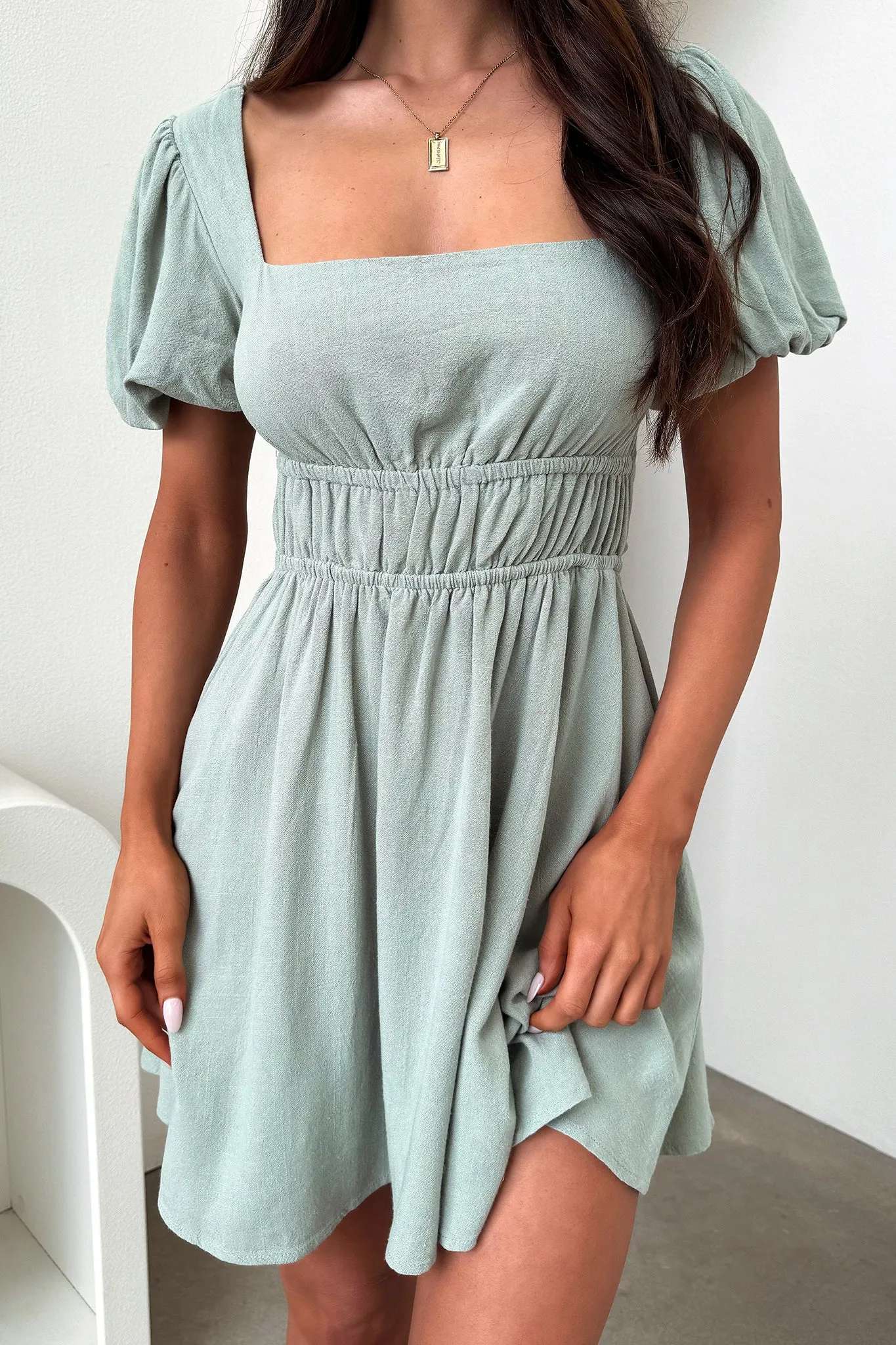 Whitney Dress - Sage