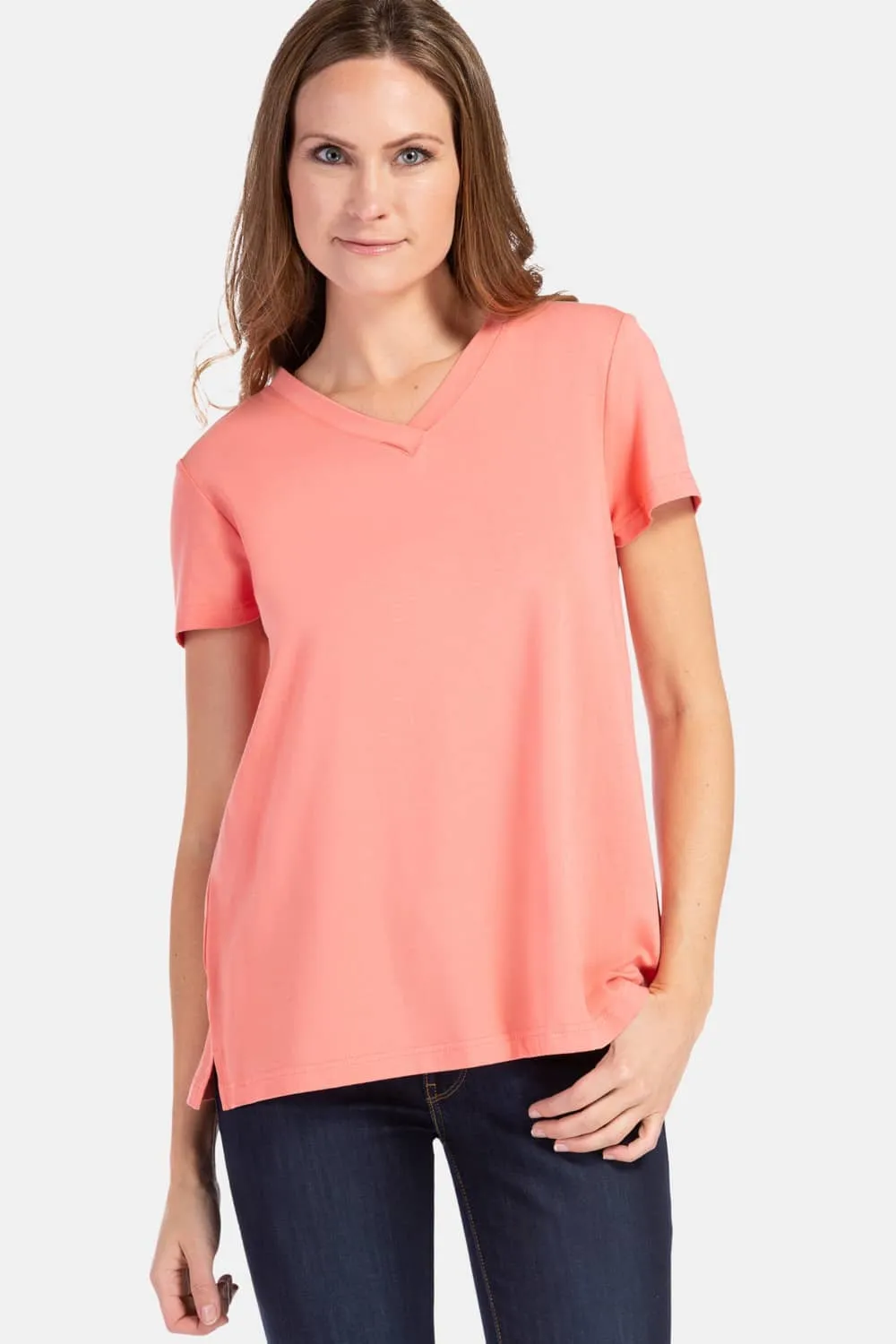 Women's Relaxed EcoFabric™ V-Neck Tee